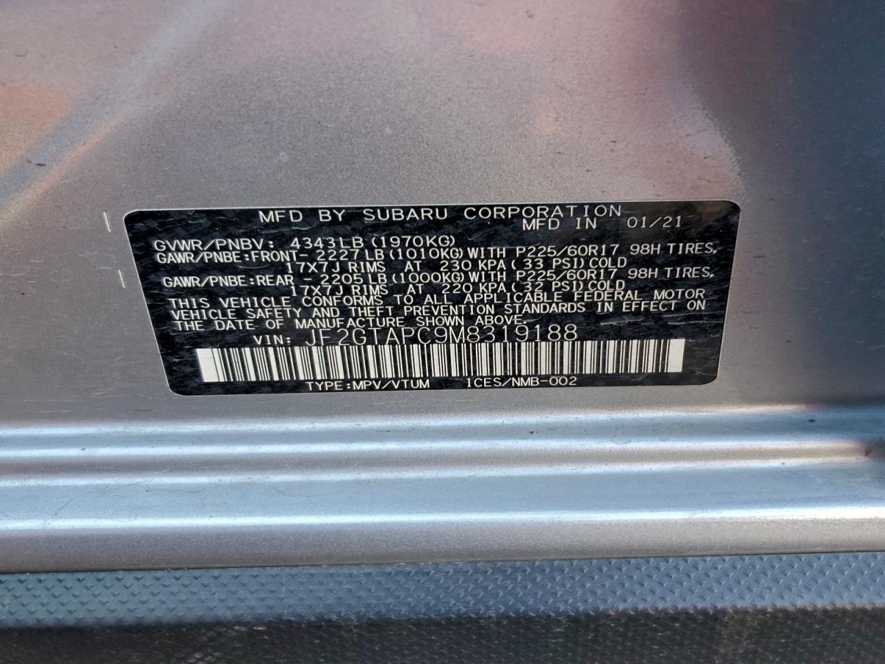 SUBARU CROSSTREK PREMIUM