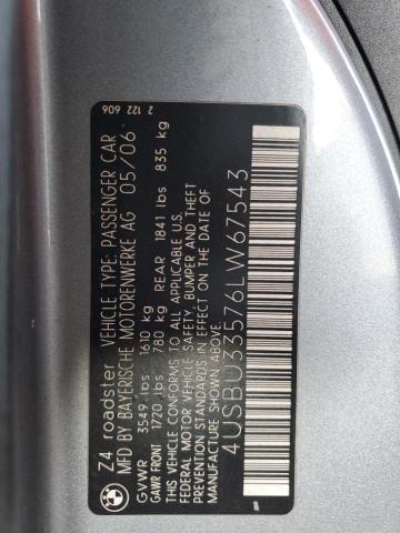 2006 BMW Z4 3.0 #3293529440