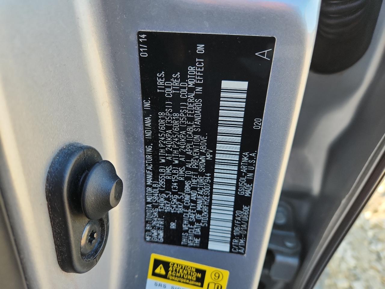 TOYOTA HIGHLANDER LE