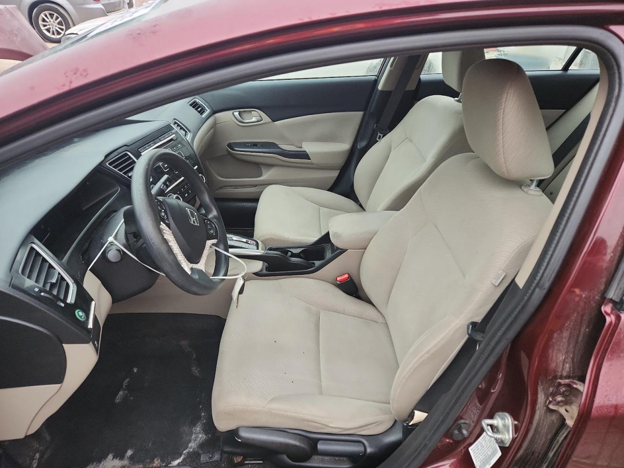 Lot #3309640102 2013 HONDA CIVIC LX