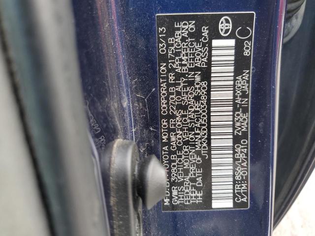 2013 TOYOTA PRIUS #3293437451