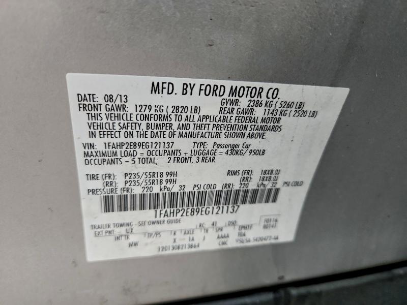 2014 FORD TAURUS SEL #3308511085