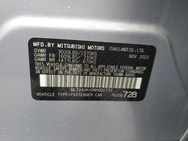2022 MITSUBISHI MIRAGE ES #3302646091