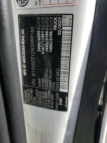 2022 MERCEDES-BENZ METRIS W1YV0CEY2N3989166