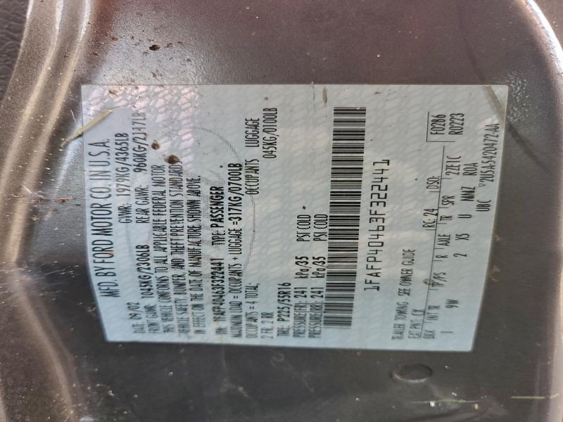 2003 FORD MUSTANG #3301624642