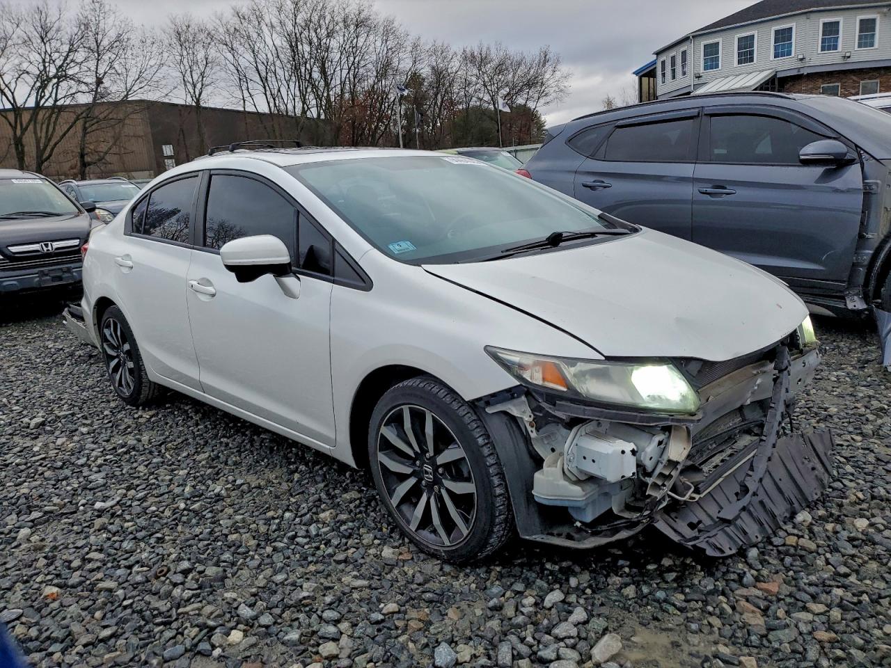 Lot #3312605158 2015 HONDA CIVIC EXL