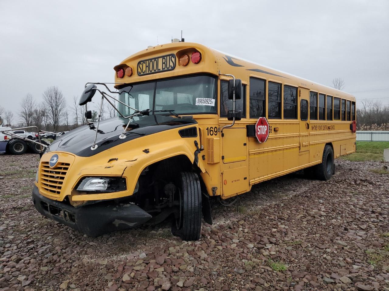 Lot #3290195268 2017 BLUE BIRD SCHOOL BUS