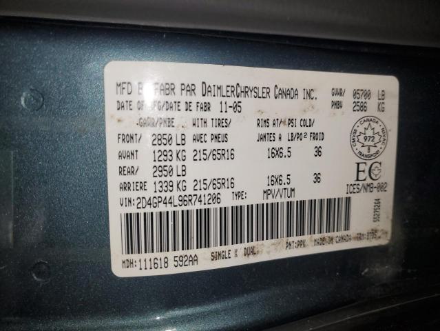 2006 DODGE GRAND CARA #3282404291