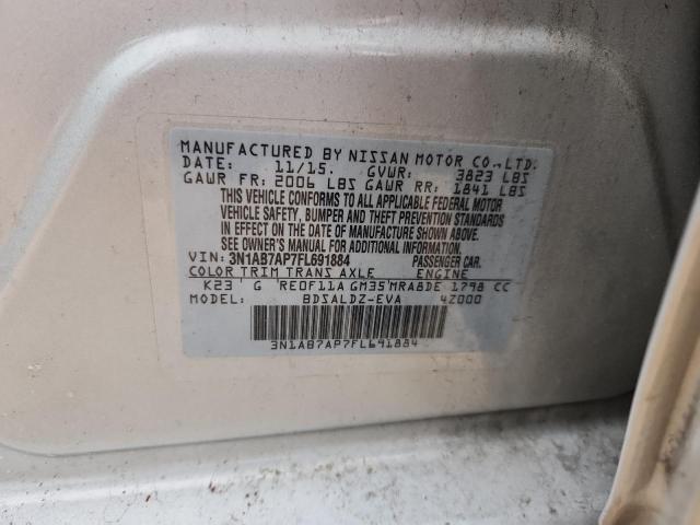 2015 NISSAN SENTRA S #3287636020