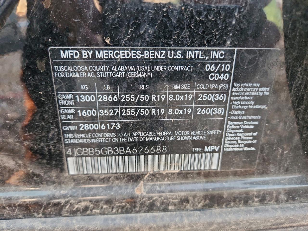 MERCEDES-BENZ M-CLASS 350