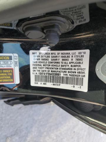 2010 HONDA CIVIC LX - 19XFA1F55AE038901