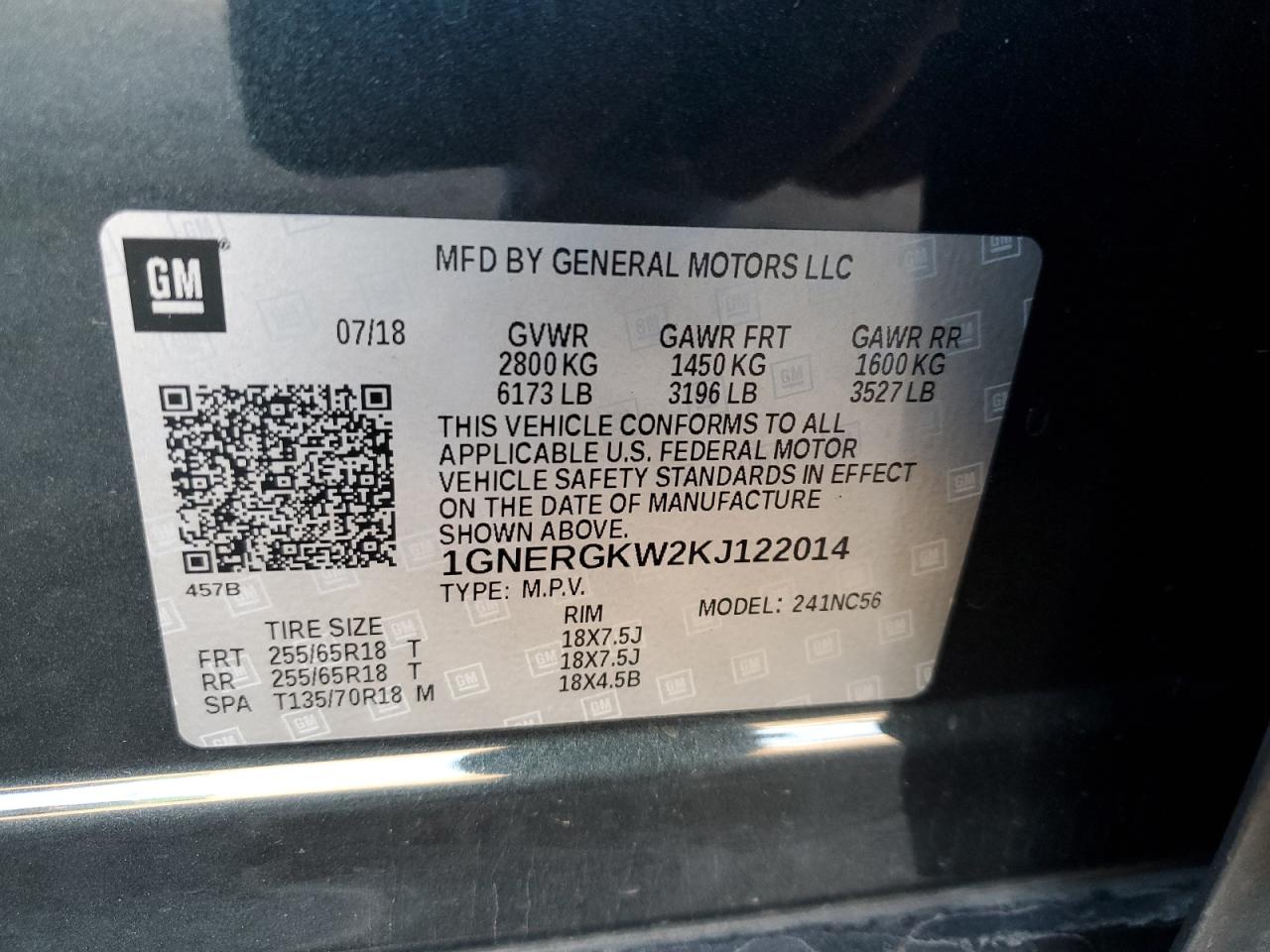 CHEVROLET TRAVERSE LT