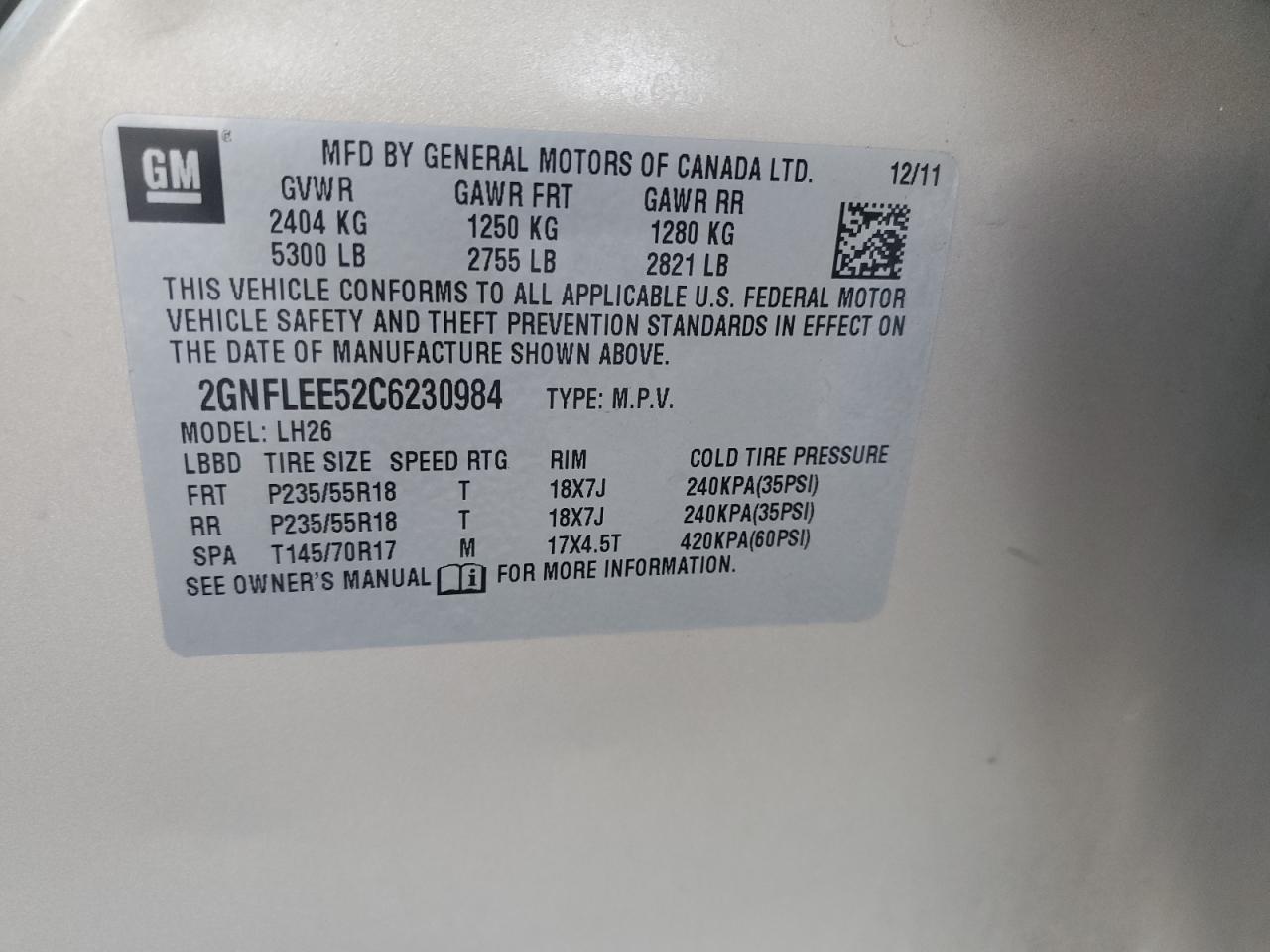 CHEVROLET EQUINOX LT