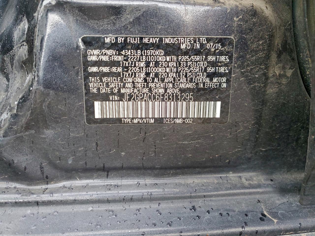 SUBARU XV 2.0 PREMIUM