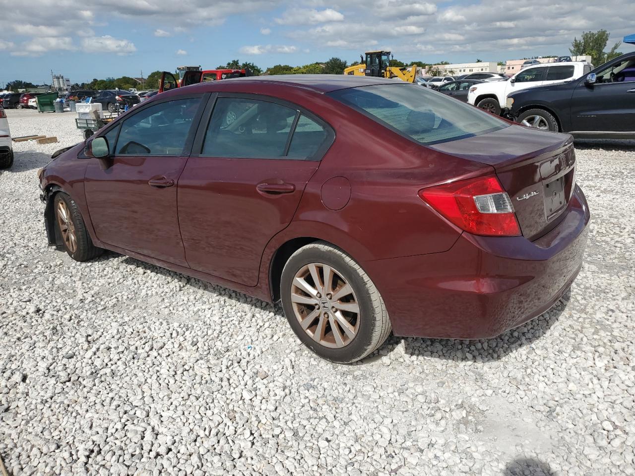 Lot #3309352983 2012 HONDA CIVIC EX