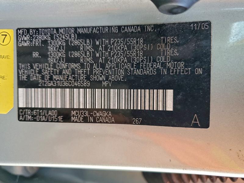 2006 LEXUS RX 330 #3296253455