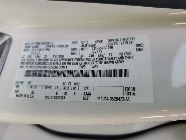 2016 FORD ESCAPE SE #3290255232