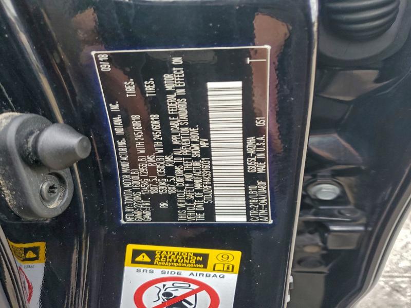 2019 TOYOTA HIGHLANDER #3296277413