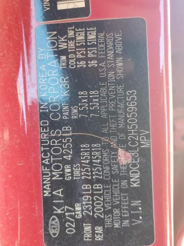 2017 KIA NIRO EX TO KNDCE3LC2H5059653