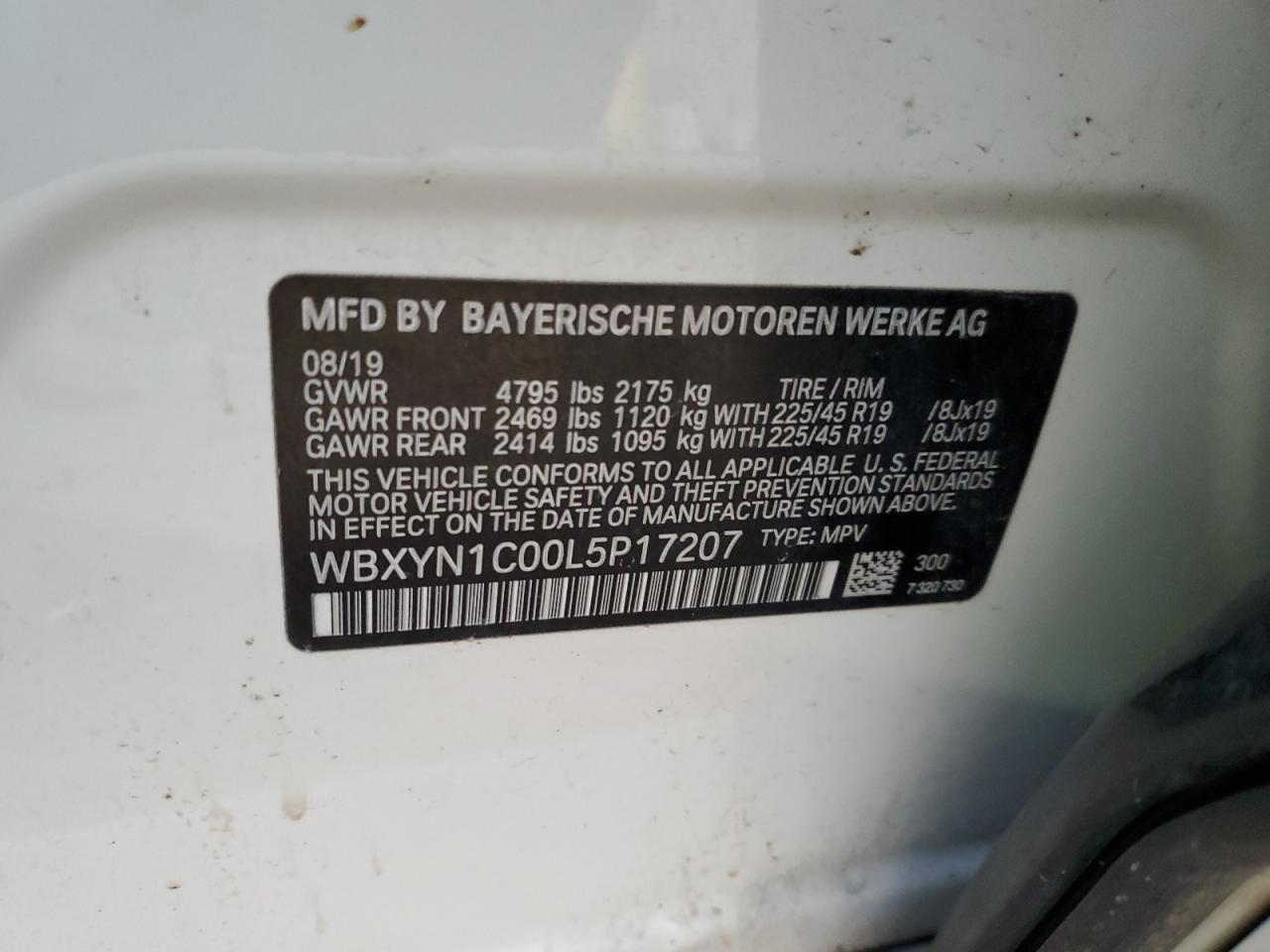 Lot #3302852910 2020 BMW X2 M35I