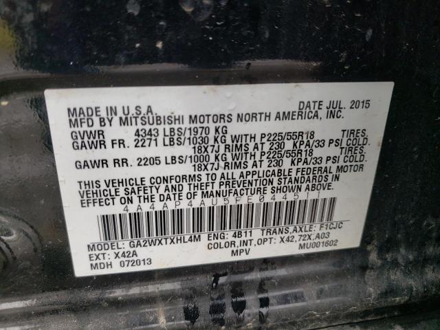 2015 MITSUBISHI OUTLANDER #3282404284