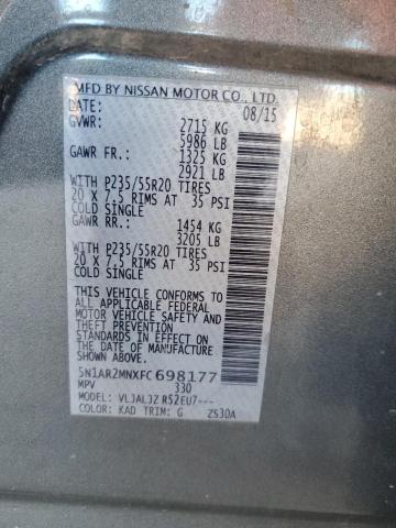 2015 NISSAN PATHFINDER #3301716432