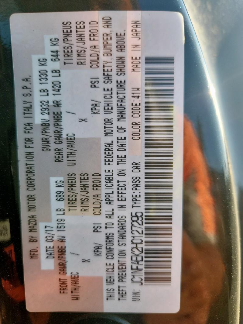 2017 FIAT 124 SPIDER #3283931800