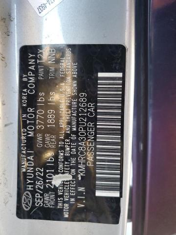 2023 HYUNDAI VENUE SEL KMHRC8A30PU212689