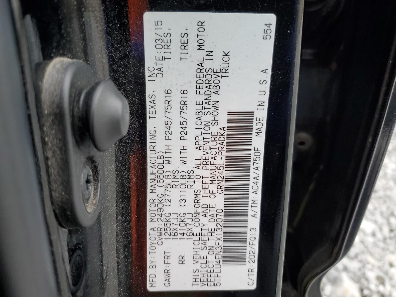 TOYOTA TACOMA DOUBLE CAB