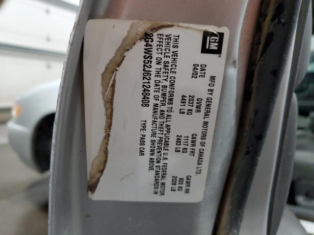 2002 BUICK CENTURY CU #3280489153