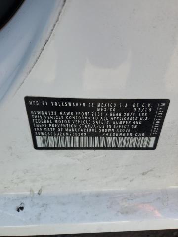 2019 VOLKSWAGEN JETTA S #3296389654