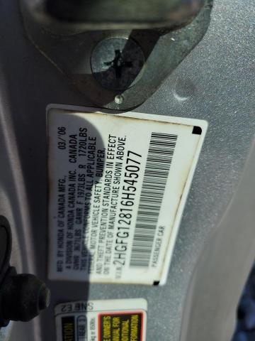 2006 HONDA CIVIC EX #3303969725