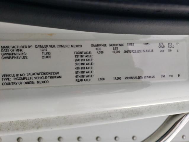 2018 FREIGHTLINER M2 106 MED #3293283445