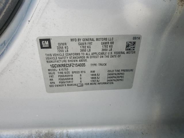 2015 CHEVROLET SILVERADO #3296250533