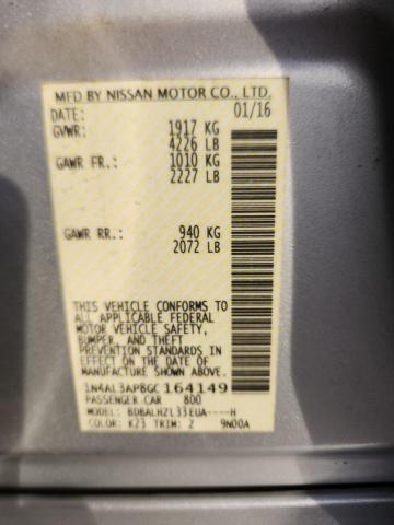 2016 NISSAN ALTIMA 2.5 #3284024812