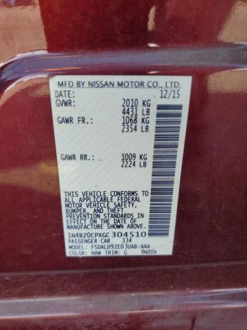 2016 NISSAN LEAF SV #3286938807