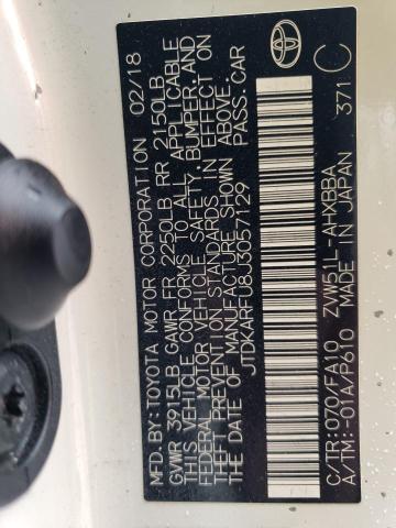 2018 TOYOTA PRIUS #3301962465