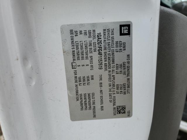 2015 CHEVROLET EXPRESS G3 #3287475011