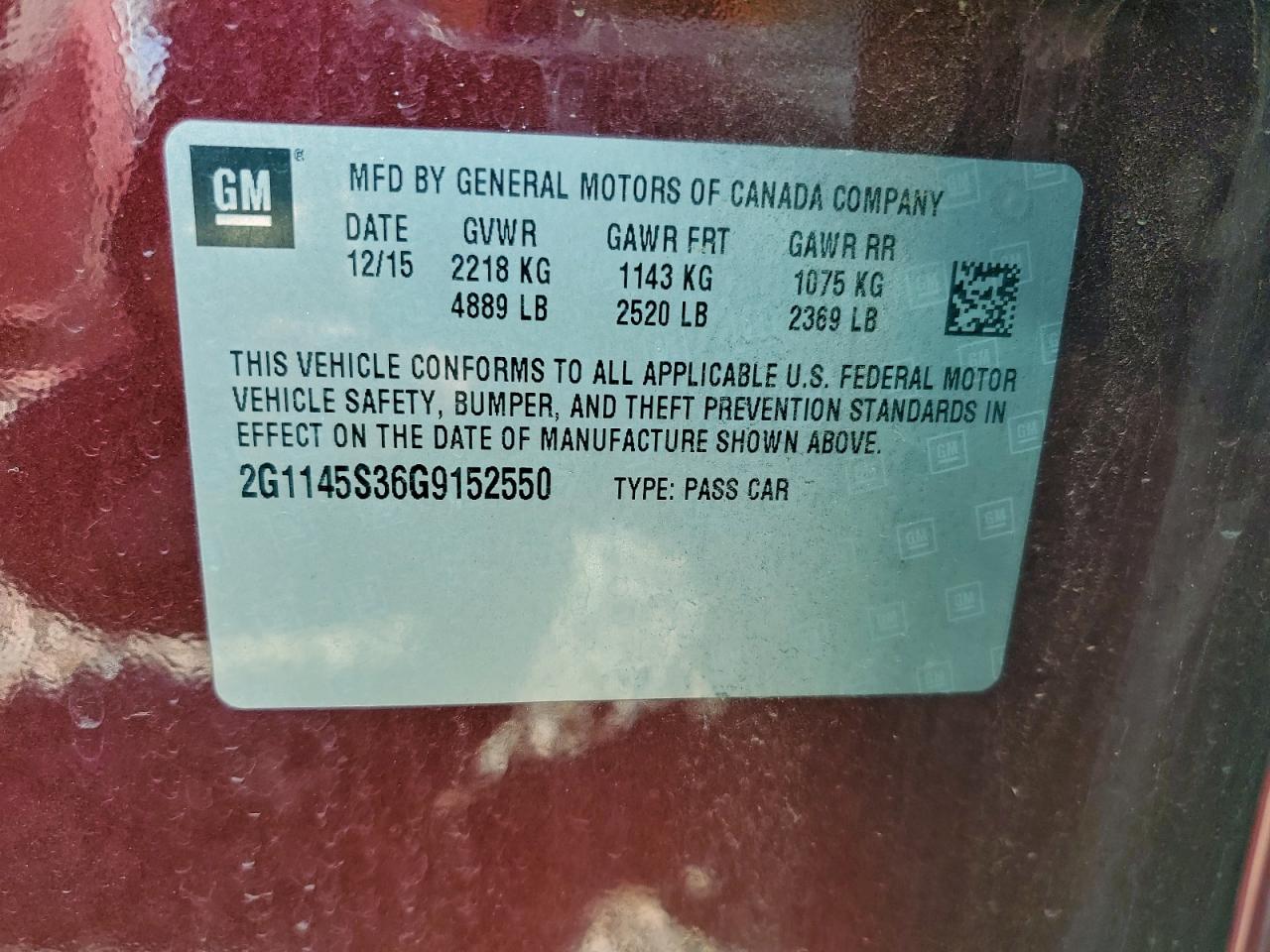 CHEVROLET IMPALA LTZ