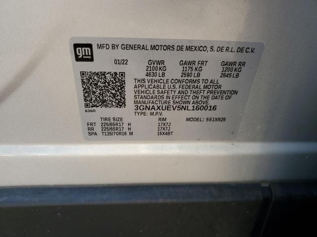 2022 CHEVROLET EQUINOX LT #3297870878