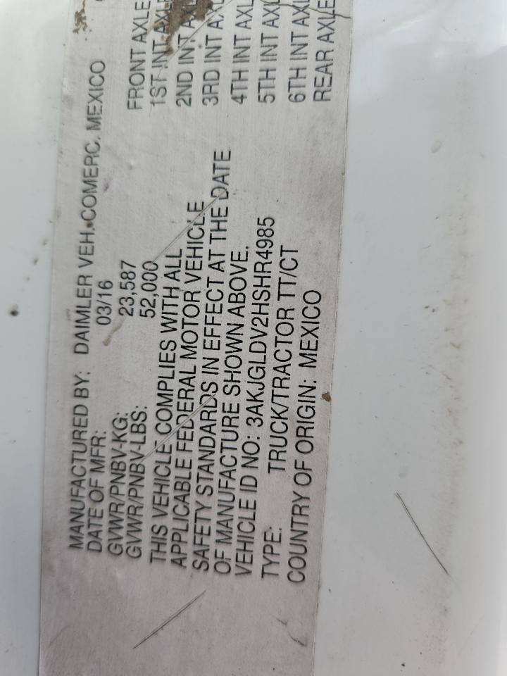 Lot #3285637318 2017 FREIGHTLINER CASCADIA 1