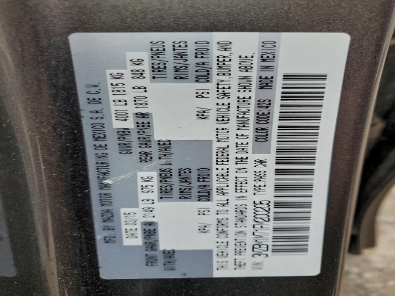 2015 MAZDA 3 GRAND TO #3303723491