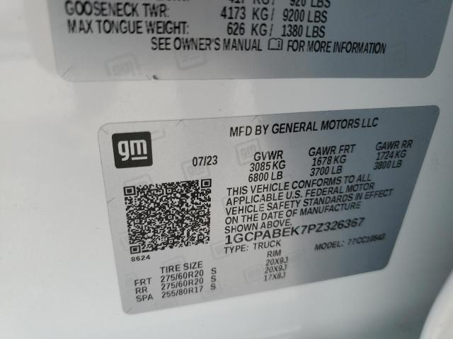 2023 CHEVROLET SILVERADO #3304710915