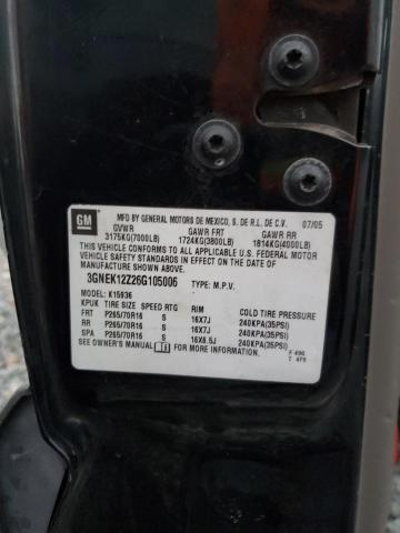 2006 CHEVROLET AVALANCHE #3294114959