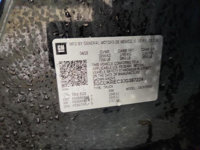 2018 CHEVROLET SILVERADO #3309640093