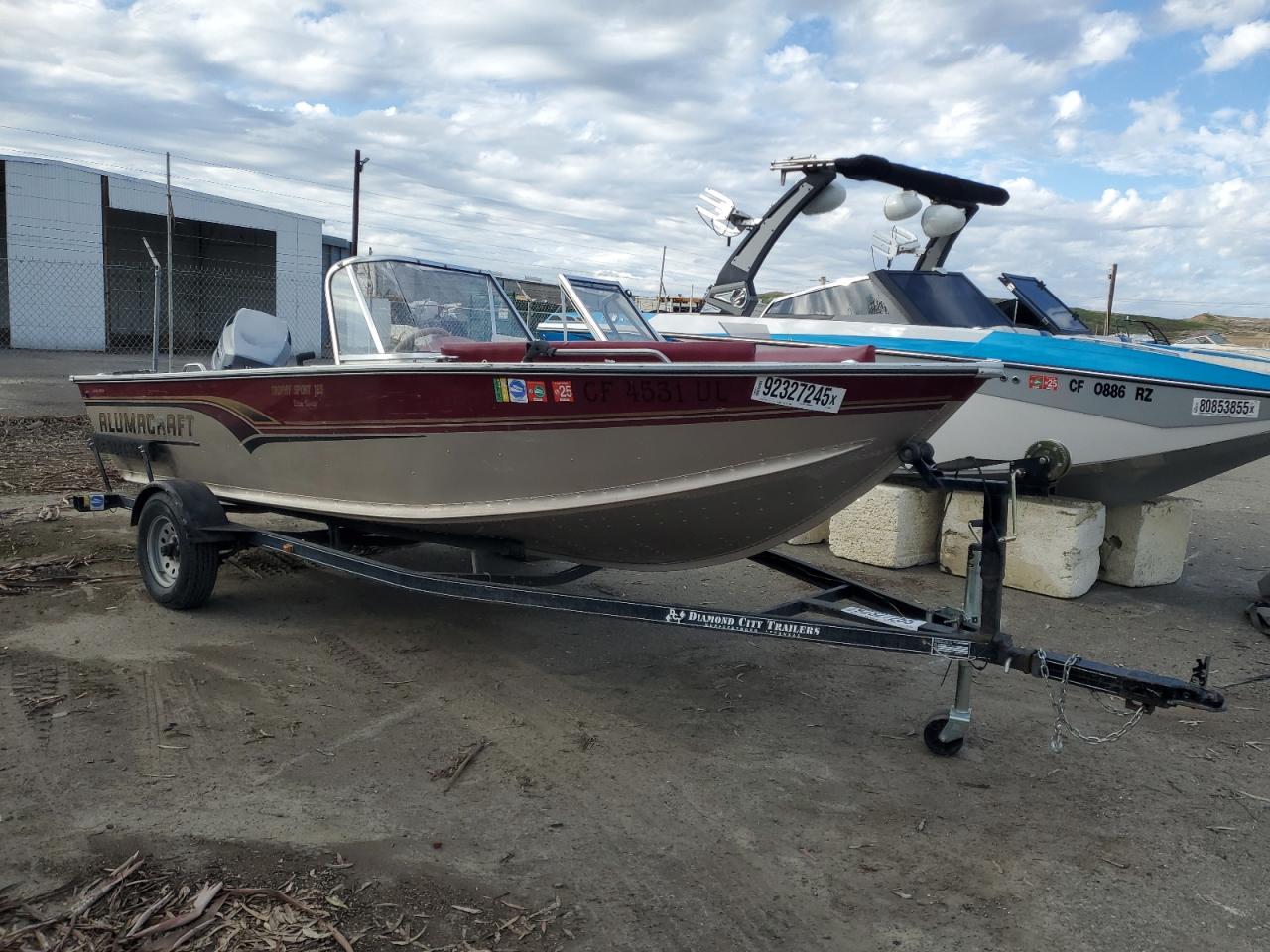 Lot #3301874435 1999 ALUMACRAFT BOAT
