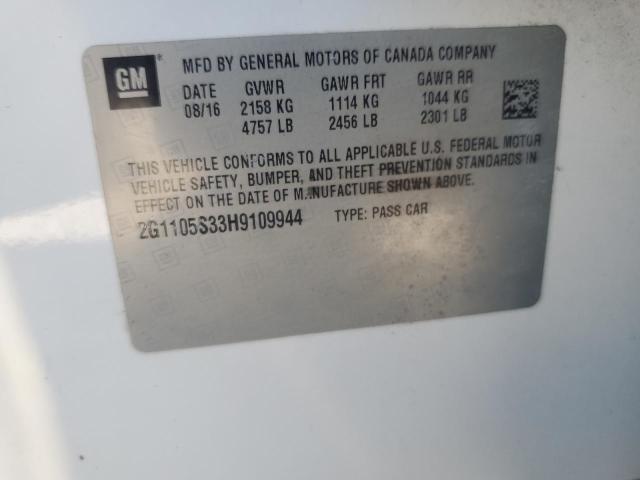 2017 CHEVROLET IMPALA LT #3297163518