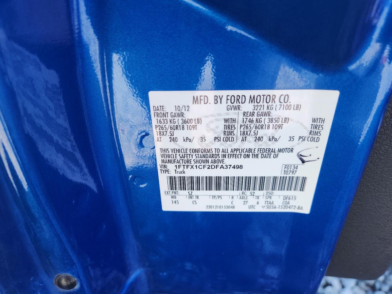 FORD F-150 SUPER CAB