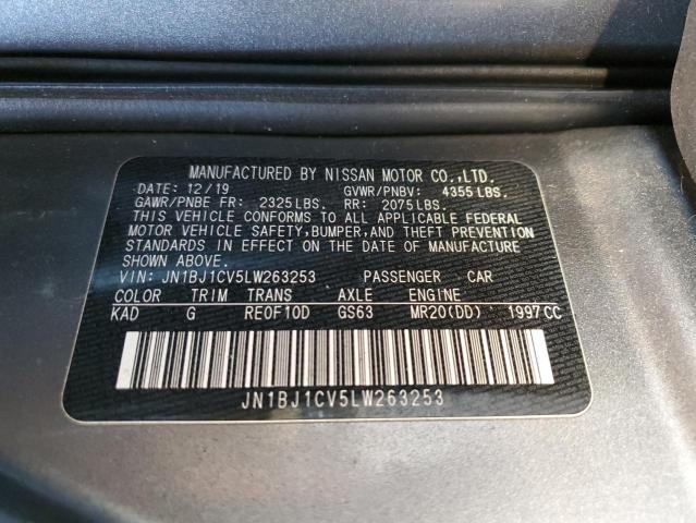 2020 NISSAN ROGUE SPOR #3292475691