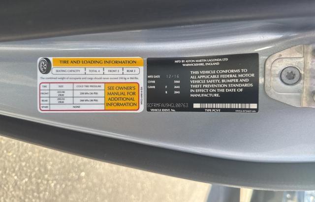 2017 ASTON MARTIN DB11 - SCFRMFAV9HGL00763